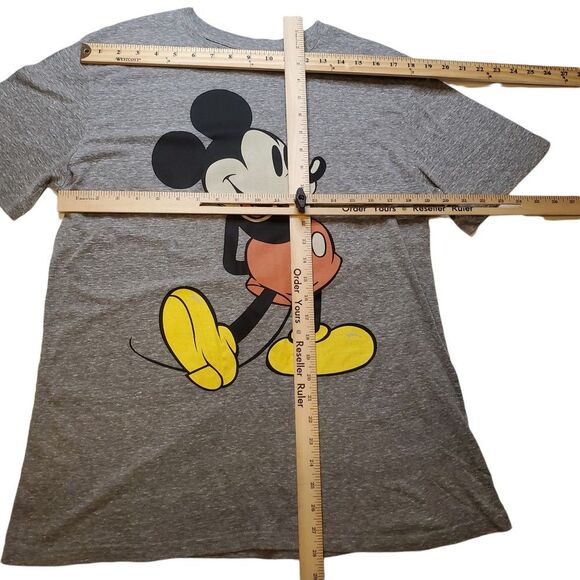 Mickey Mouse Disney T-Shirt Mens Large Gray Short Sleeve Graphic 42/44 - Picture 5 of 6